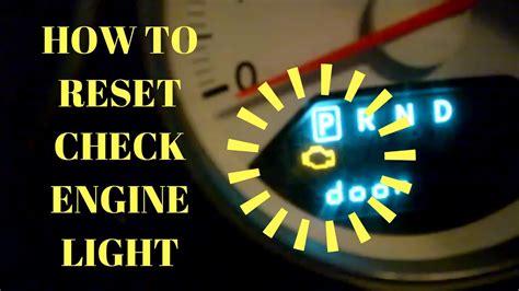 Wait for 30–40 seconds. Connect the negative battery line again. Turn the ignition on and wait 10–15 seconds. Now start and let the engine run for 30 to 35 seconds. Turn off the engine and check the indicator. If the warning light is off, the reset was successful; otherwise, the reset failed. 
